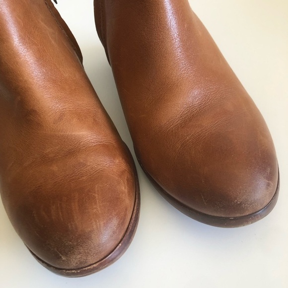 Sam Edelman Petty Cognac Booties 6.5 Wide - Picture 5 of 16